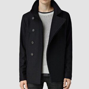 All Saints Charcoal Pea Coat
